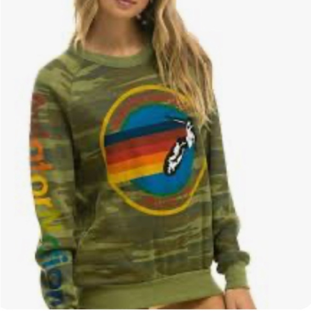 Venice Surf Camo Crewneck